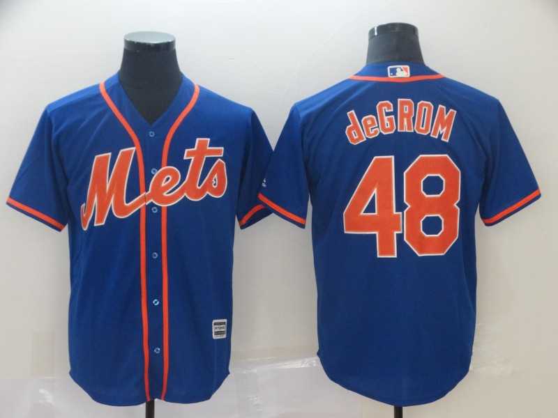 Mets 48 Jacob deGrom Royal Cool Base Jerseys,We sell and wholesale Mets 48 Jacob deGrom Royal Cool Base Jerseys on line form chian!